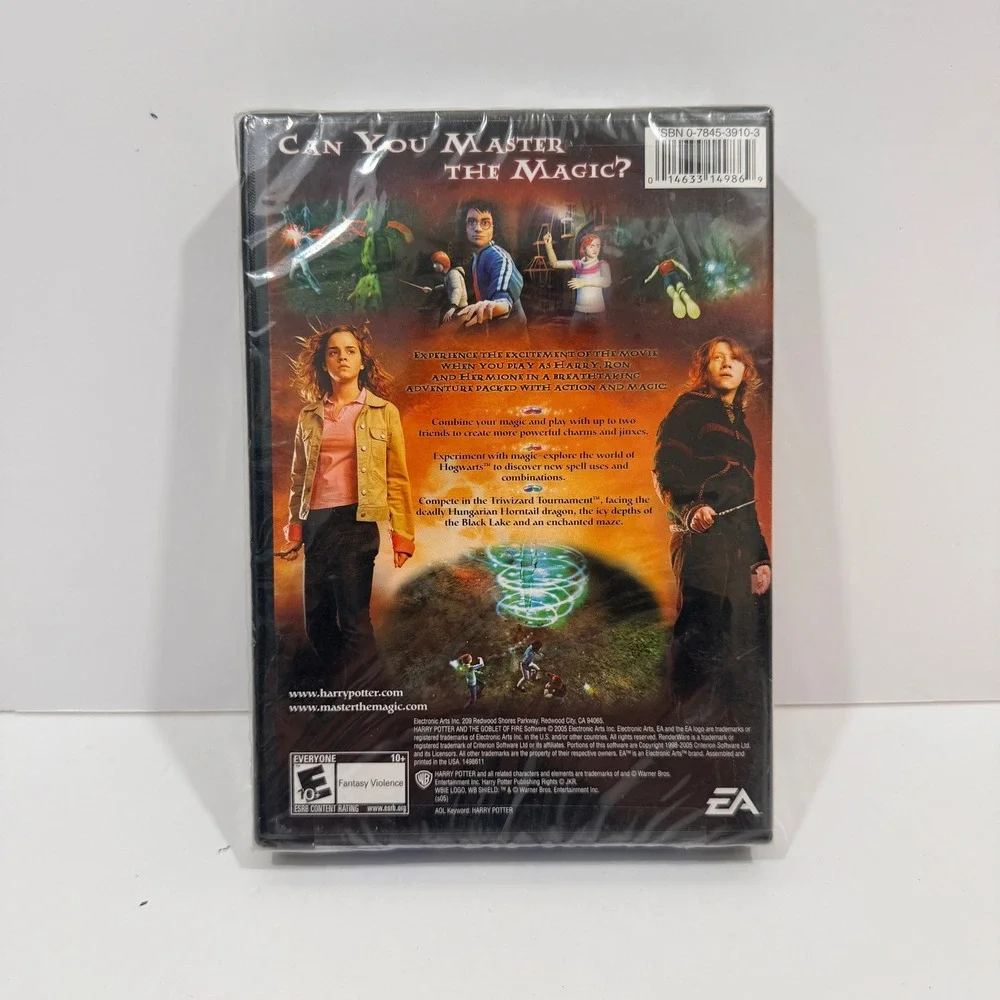 Electronic Arts Harry Potter Goblet of Fire PC Game New Sealed 2005 EA 0769